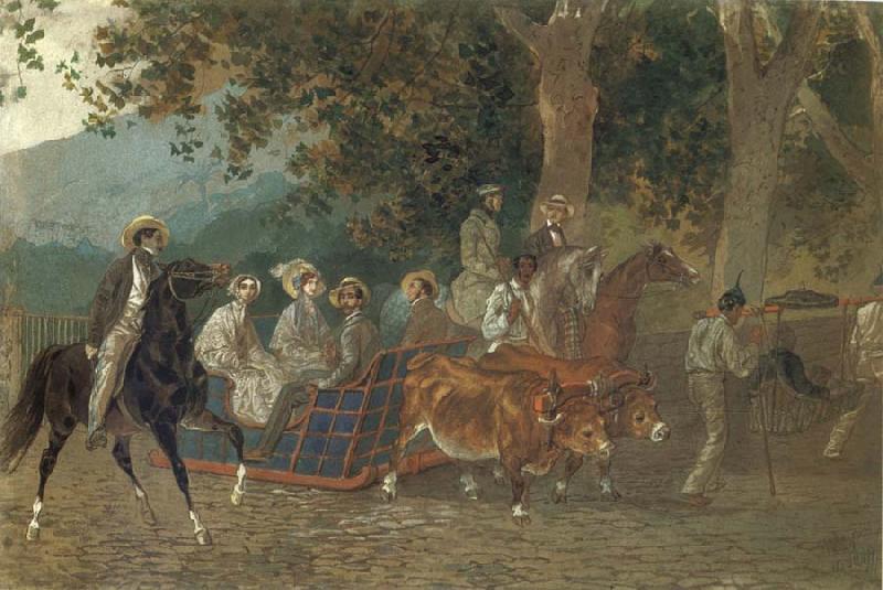 Karl Briullov Promenade oil painting picture